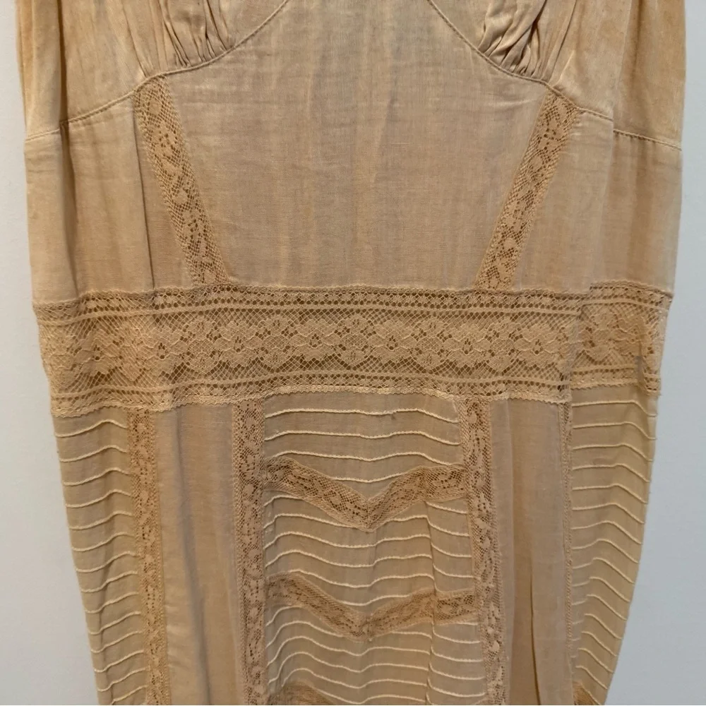 Topshop Beige Lace Maxi Dress - Picture 4 of 8